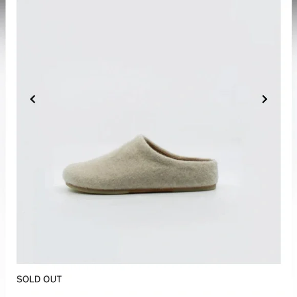 LAUREN MANOOGIAN Mono Alpaca-wool Mules - Size 35 - Picture 1 of 6